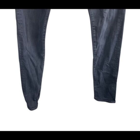 AG Adriano Goldschmied The Farrah high-rise skinny charcoal skinny jeans S 28R - Picture 12 of 15